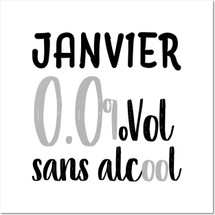 Janvier sans alcool Posters and Art